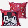 Imagem de Almofada Mickey Minnie Love Aveludada 40X40Cm Oficial Disney