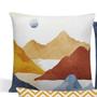 Imagem de Almofada Moderna Com Zíper 43cm x 43cm Kit Com 04 Peças - Montanha