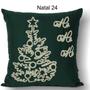 Imagem de Almofada Natal 50x50 Suede Verde Escuro 24 Toque de Arte