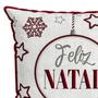 Imagem de Almofada Natalina Cordone Floco Neve 445487 43X43Cm Belchior