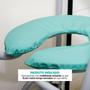 Imagem de Almofada Ortopédica Higiênica para Assento Cadeira de Banho e Vaso Sanitário Especial com Espuma