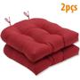 Imagem de Almofada Para Assento Futton Solid 40x40cm Vermelho 2Pçs