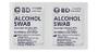 Imagem de Almofada Para Assepsia Álcool Bd Swabs Com 100 Unidades