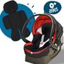Imagem de Almofada Para Bebê Conforto redutor Universal Futon carrinho balanço carro PRETO