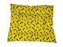Imagem de Almofada Para Cachorro Ossinho Amarelo 51x70cm Médio