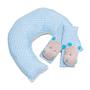 Imagem de Almofada Pescoço e Protetor de Cinto Bebê e Infantil - 2 Peças