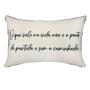 Imagem de Almofada Sarja Com Frase 190-06 35X52 Decortextil