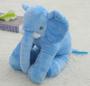 Imagem de Almofada Travesseiro Elefante Pelúcia Bebê Dormir Grande 62cm Azul