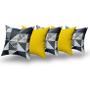 Imagem de Almofadas Decorativas 5 Unidades Com Ziper e Refil Silicone