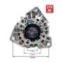 Alternador Ford Cargo 24V 80AMP F000BL0771 Eletronico - Euro Imagem de Alternador Ford Cargo 24V 80AMP F000BL0771 Eletronico