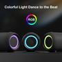 Imagem de Alto-falante Bluetooth Passau S223B 40W à Prova d'Água com Luzes RGB