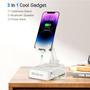 Imagem de Alto-Falante Bluetooth TechGlow com Suporte para Celular e Power Bank