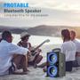 Imagem de Alto-falante Bluetooth YIER Wireless TWS 80W com Luzes - 100dB
