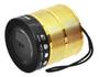 Imagem de Alto-Falante Grasep D-Bh887 Portátil Com Bluetooth Dourado