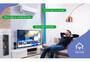 Imagem de Alto Falante inteligente Intelbras Izy Speak com assistente virtual Alexa preto 100V/240V