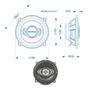 Imagem de Alto Falante Quadriaxial Hurricane 5 Polegadas Cm5 130w Par