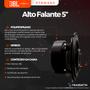 Imagem de Alto Falante Som Automotivo Jbl 5 Polegadas Potente 5trms80 120w Rms Portas Universal