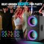 Imagem de Alto-falantes Bluetooth Portáteis DINDIN 40W - Sem Fio, com TWS e Lig