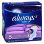 Imagem de Always Discreet Maxi Pads Extra Heavy Overnight com Flexi-Wings (6 Pacotes com 20 Unidades)