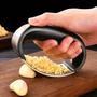 Imagem de Amassador Manual De Alho Ergonomico Resistente Aço Inox