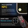 Imagem de AMAX Ultra Series 8 9: Smartwatch com NFC, Chamadas Bluetooth e Carregamento Sem Fio - Sua Pulseira de Fitness Inteligente