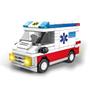 Imagem de Ambulância com 102 Peças Lego Brinquedo Blocos de Montar