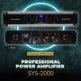Imagem de Amplificador de Potência MUSYSIC SYS-2000 - 2 Canais, 2000W, com Tecnologia ATR