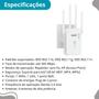 Imagem de Amplificador de Sinal WiFi de Parede com 4 Antenas - Cobertura Ampliada