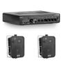Imagem de Amplificador Frahm Slim 3000App Bt + 2 Caixas Wls M4 Pretas