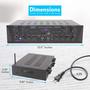 Imagem de Amplificador Pyle PTA44BT.5 500W com Bluetooth - Karaokê Sem Fio