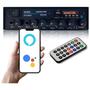 Imagem de Amplificador Receiver Bluetooth 4 Canais USB, MicroSD, RCA, Auxil LS600 Pro Class D Leson 2AMPLSPRO