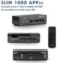 Imagem de Amplificador Receiver de Som Ambiente Frahm Slim 1000 APP G2 40W RMS Bluetooth, RCA, USB, Cartão SD, Rádio FM - 31841