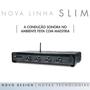 Imagem de Amplificador Receiver Som ambiente Slim 4500 Optical G5 4 Canai, RCA, USB, P2, Card SD Frahm - 32115