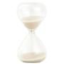 Imagem de Ampulheta de vidro com areia off white M 3 minutos Mart 4x8