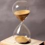 Imagem de Ampulheta De Vidro Para Casa E Decoração De 5 15 Minutos Timer Com Areia Relógio