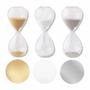 Imagem de Ampulheta De Vidro Para Casa E Decoração De 5 15 Minutos Timer Com Areia Relógio
