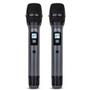 Imagem de AMW AU300 v2 Microfone Sem Fio Duplo de Mão Digital UHF WR246D + 2x WM45
