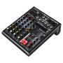 Imagem de AMW MX4 v2 Mesa de Som 4 Canais Com USB Interface BT 16 Efeitos DSP