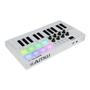 Imagem de AMW Smartkey 25 White Teclado Controlador Midi USB Teclas 8 PADs Knobs