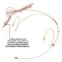 Imagem de AMW WH3 Microfone Auricular Bege Conector P2 com Rosca
