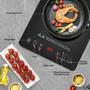 Imagem de AMZCHEF Cooktop de Indução Portátil 1800W com 8 Níveis de Potência (Preto)