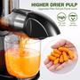 Imagem de AMZCHEF Espremedor Cold Press com Alta Extração de Suco e Função Reversa (Preto)