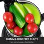 Imagem de Amzchef Extrator de Suco Cold Press 250W com Filtro Duplo (Preto)