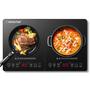 Imagem de AMZCHEF Induction Cooktop 2 Zonas com 1800W, Touch e Temporizador