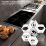 Imagem de AMZCHEF Induction Cooktop 2 Zonas com 1800W, Touch e Temporizador
