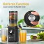 Imagem de AMZCHEF Juicer Masticating 4.25IN com Motor Silencioso e Filtro Duplo