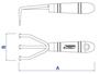 Imagem de Ancinho Tramontina 3 Dentes com Cabo - 77909001