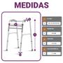 Imagem de Andador Articulado 3 Barras Até 135 Kg - Hidrolight 