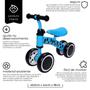 Imagem de Andador Bicicleta de Treinamento Infantil sem Pedal Guidão Anatômico Bike Equilíbrio Zipp Toys Azul