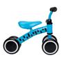 Imagem de Andador Infantil Bicicleta De Equilibrio Sem Pedal 4 Rodas Zippy Toys Quadriciclo Bebê Criança 24Kg Bike Passeio Azul